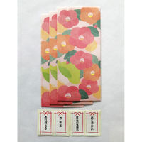 スズキ紙工 金封 千型ぽち袋 椿 3枚入 ス-1023 1セット(20個)（直送品）