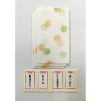 スズキ紙工 金封 五型ぽち袋 ドット 3枚入 ス-1031 1セット(20個)（直送品）
