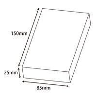 ＨＥＩＫＯ　ＰＥＴクリアケース 85×150×25 無地　006854114　1個(10個入)