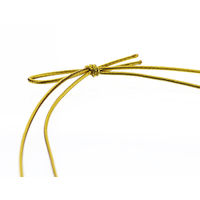 カラーゴム　細金ゴム　2重 片花結び　74ｃｍ　001510104　1袋(50本入)