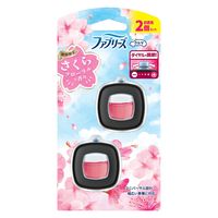 【数量限定】ファブリーズ 車用 イージークリップ さくらフローラル 1セット（1パック（2個入）×3） 消臭剤 芳香剤 P＆G