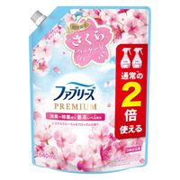 【数量限定】ファブリーズ 布用 W除菌+消臭 プレミアム パステルフローラル＆ブロッサム 詰め替え 特大 640mL 1セット（1個×3） 消臭スプレー P＆G
