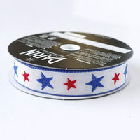 日本紐釦貿易 チロルテープ スター 5m巻 巾約19mm DAI144-19-153-5M 1セット(5m巻)（直送品）