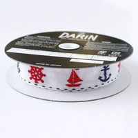 日本紐釦貿易 チロルテープ マリン 5m巻 巾約20mm DAI144-28-1-5M 1セット(5m巻)（直送品）