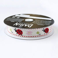 日本紐釦貿易 チロルテープ てんとう虫 5m巻 巾約18mm DAI144-29-0-5M 1セット(5m巻)（直送品）