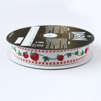 日本紐釦貿易 チロルテープ ストロベリー 5m巻 巾約18mm DAI144-30-0-5M 1セット(5m巻)（直送品）