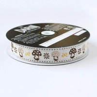 日本紐釦貿易 チロルテープ きのこ 5m巻 巾約16mm DAI144-33-45-5M 1セット(5m巻)（直送品）