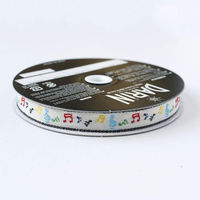 日本紐釦貿易 チロルテープ 音符 5m巻 巾約11mm DAI144-42-1-5M 1セット(5m巻)（直送品）