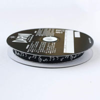 日本紐釦貿易 チロルテープ 音符 5m巻 巾約11mm DAI144-42-9-5M 1セット(5m巻)（直送品）