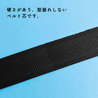 日本紐釦貿易 インサイドベルト 幅25mm×30m巻 黒 F525-30B 1セット(30m巻)（直送品）