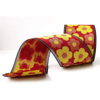 日本紐釦貿易 手芸用 畳へりテープ フルル 10m巻 赤 HER33 1個10m巻（直送品）