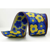 日本紐釦貿易 手芸用 畳へりテープ フルル 10m巻 青 HER34 1個10m巻（直送品）