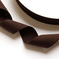 日本紐釦貿易 薄手平織テープ 20mm巾×30m巻 こげ茶 IC1254-20MM-29 1巻30m（直送品）
