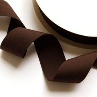 日本紐釦貿易 薄手平織テープ 25mm巾×30m巻 こげ茶 IC1254-25MM-29 1巻30m（直送品）