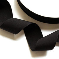 日本紐釦貿易 薄手平織テープ 25mm巾×30m巻 黒 IC1254-25MM-5 1巻30m（直送品）