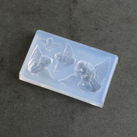 亀島商店 ラブリー レジンクラフト用 ソフトモールド 天使 1個入 KAM-REJ-461 1セット(2個)（直送品）