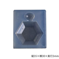 亀島商店 パフューム レジンクラフト用 ソフトモールド 香水ボトル 六角半面型 1個入 KAM-REJ-472 1セット(2個)（直送品）