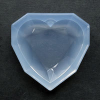 亀島商店 レジンクラフト用 ソフトモールド ジュエリー ハート プロ用 KAM-REJ-482 1セット(2個)（直送品）