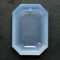 亀島商店 レジンクラフト用 ソフトモールド ジュエリー 長方形 プロ用 KAM-REJ-487 1セット(2個)（直送品）