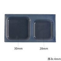 亀島商店 ラブリー レジンクラフト用 ソフトモールド 四角フラット 大 1個入 KAM-REJ-527 1セット(2個)（直送品）