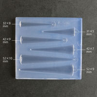 亀島商店 ジュエリー レジンクラフト用 ソフトモールド チャームパーツB 1個入 KAM-REJ-536 1セット(2個)（直送品）