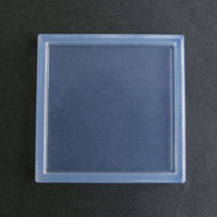 亀島商店 プレート レジンクラフト用 ソフトモールド プレートE 四角 1組入 KAM-REJ-542 1セット(2個)（直送品）