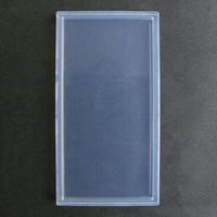 亀島商店 プレート レジンクラフト用 ソフトモールド プレートC 四角 100×50mm 1個入 KAM-REJ-540 1セット(2個)（直送品）