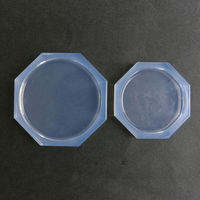 亀島商店 プレート レジンクラフト用 ソフトモールド プレートH 丸 1組入 KAM-REJ-545 1セット(2個)（直送品）