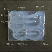 亀島商店 アニマル レジンクラフト用 ソフトモールド ハト フラット 1個入 KAM-REJ-555 1セット(2個)（直送品）