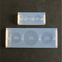 亀島商店 ボタン レジンクラフト用 ソフトモールド ボタン足型 6サイズ 1個入 KAM-REJ-558 1セット(2個)（直送品）