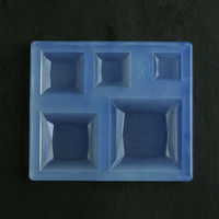 亀島商店 ビジュー レジンクラフト用 ソフトモールド スクエアステップ 1個入 KAM-REJ-574 1セット(2個)（直送品）