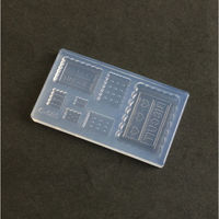 亀島商店 スイーツ レジンクラフト用 ソフトモールド ビスケット 角 1個入 KAM-REJ-585 1セット(2個)（直送品）