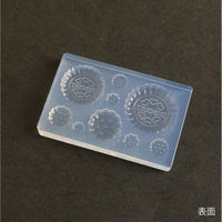 亀島商店 スイーツ レジンクラフト用 ソフトモールド ビスケット 丸 1個入 KAM-REJ-584 1セット(2個)（直送品）