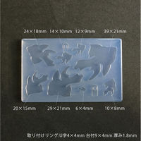 亀島商店 アニマル レジンクラフト用 ソフトモールド 金魚Aシルエット 取り付けリング付き 1個入 KAM-REJ-602 1セット(2個)（直送品）