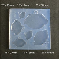 亀島商店 アニマル レジンクラフト用 ソフトモールド レジン皿 犬の顔型 1個入 KAM-REJ-628 1セット(2個)（直送品）