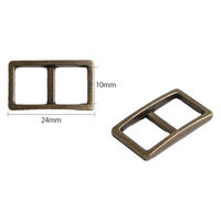 日本紐釦貿易 バックル ニッケル 10mm 2個入 KBC9020-10N 1セット5袋(1袋あたり2個（直送品）