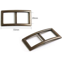 日本紐釦貿易 バックル アンティークゴールド 20mm 1個入 KBC9025-20AG 1セット5袋(1袋あたり2個（直送品）