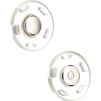 日本紐釦貿易 ポリエステルスナップボタン 3組入り φ30mm クリア P50678-30-00 1セット3袋(1袋あたり3組（直送品）