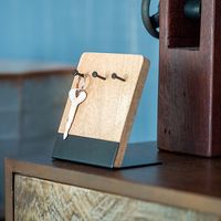 ポッシュリビング キースタンド W12×D9×H15cm マンゴーウッド/アイアン 41315 1個（直送品）