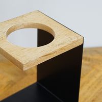 ポッシュリビング ドリップスタンド W10×D10×H14cm マンゴーウッド/アイアン 41343 1個（直送品）