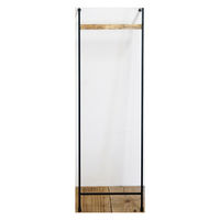 ポッシュリビング ウォールハンガー W32×D10.5×H100cm マンゴーウッド/アイアン 41349 1個（直送品）