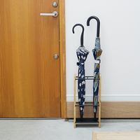 ポッシュリビング アンブレラスタンド W23×D10×H46cm マンゴーウッド/アイアン 41310 1個（直送品）