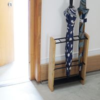 ポッシュリビング アンブレラスタンド W30×D8×H46cm マンゴーウッド/アイアン 41311 1個（直送品）