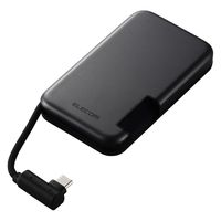 SSD 外付け 1TB iPhone向け ケーブル一体型 USB-C 磁石 黒 ESD-EPB1000GBK エレコム 1個（直送品）