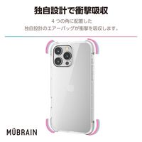 iPhone16 Pro Max ケース ハイブリッド 衝撃吸収 クリア×クリア PM-A24DHVAIRCR エレコム 1個（直送品）