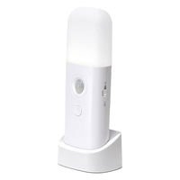 ヤザワコーポレーション 乾電池式人感明暗ナイトライトホルダー NBHSMN69WH 1個（直送品）
