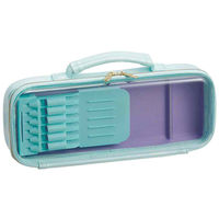 レイメイ藤井 トップライナー ペンケース クリア グリーン FSB1268M 1個（直送品）