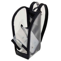 レイメイ藤井 デテクールクリア ペンケース ブラック FY1267B 1個（直送品）