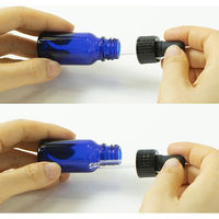 生活の木 青色ガラススポイト瓶 10ml 13-664-7140 1本（直送品）