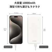 サイエルインターナショナル 大容量モバイルバッテリー MW-MB10W 1台（直送品）